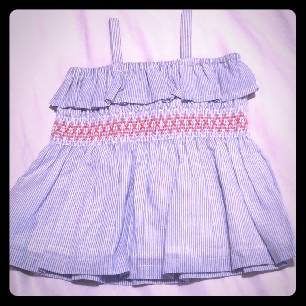 NWOT Janie & Jack Smocked Tank